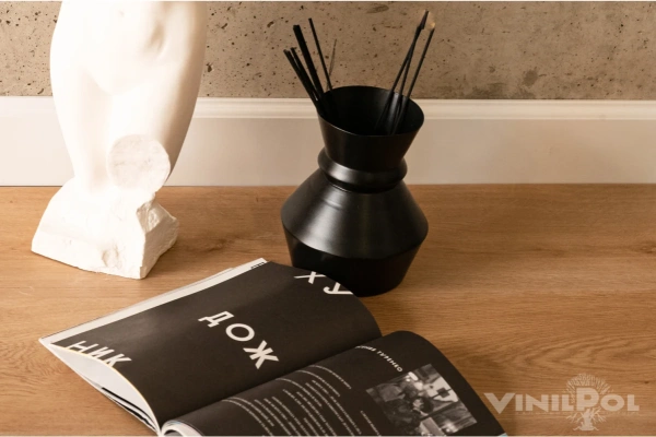 Клеевая кварцвиниловая плитка Vinilpol Glue 7898 EIR Дуб Верона